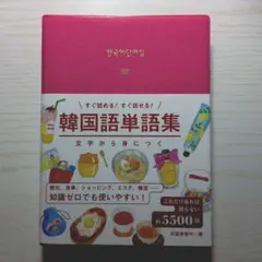 韓国語単語帳ー著・石田美智代さん　永岡書店