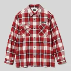 【新品】GU×UNDERCOVER ヘビーフランネルシャツ XLのサムネイル