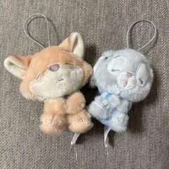 【新品未使用タグ付き】ズートピア ねむぐるみ ニック ジュディ