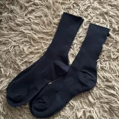 スクールソックス紺