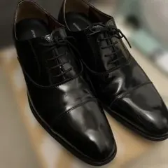 ブラック　冠婚葬祭用　革靴