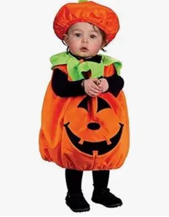 ハロウィン キッズ ベビー コスプレ カボチャ パンプキン 100〜120