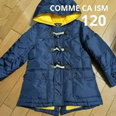 COMME CA ISM ダッフルコート ネイビー/イエロー