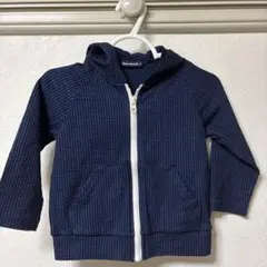 【美品】moujonjon ムージョンジョンUVカットパーカー　80cm