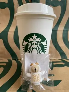 【新品　未使用】　スタバ オーナメント　カップ　ホールキャップ　2021 Amazon | Starbucks(スターバックス)スタバ2024辰リユーザブル