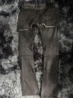 archive coating oil denim pants y2k swag - メルカリ