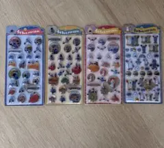 パペットスンスン うるちゅる ポップシール 4種コンプリートセット