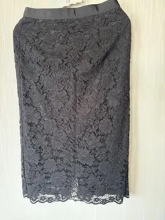 ダークグレー レース タイトスカート サイズ1