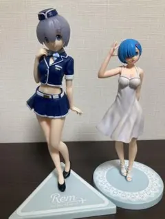 Re:ゼロから始める異世界生活 レム フィギュア2個セット
