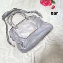 【オシャレ☆かわいい☆ear】銀　2wayショルダーバッグ