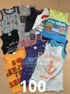 ノースリーブタンクトップ 100サイズ まとめ売り