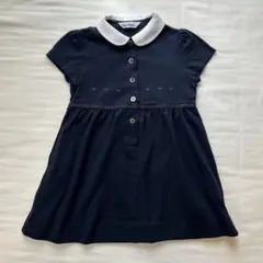 familiar ファミリア 半袖ワンピース ネイビー 110cm