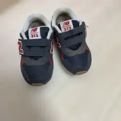 new balance 313 キッズスニーカー ネイビー/レッド