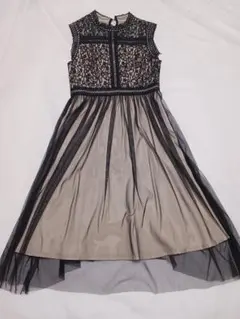 オケージョン 結婚式 お呼ばれ ドレス ブラック ベージュ