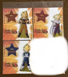 ドラゴンボール　箔入りアクリルスタンド　3種セット