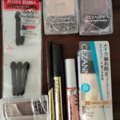 セザンヌ 7点セット ラスティングカバーファンデーション 20 自然なオークル系