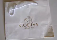 GODIVA ショップ袋 中型 ホワイト