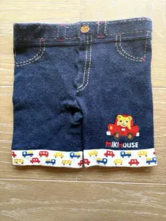 MIKI HOUSE 車柄 パンツ 70cm デニム風