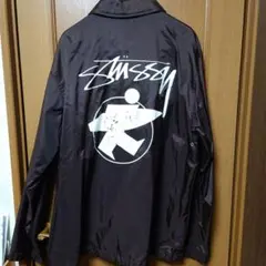 old stussy 名作 サーフマンコーチジャケットオールドステューシー00s