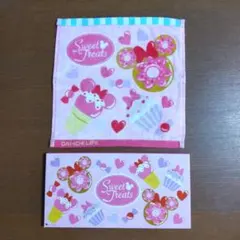 第一生命 ノベルティ ピンク ハンドタオル