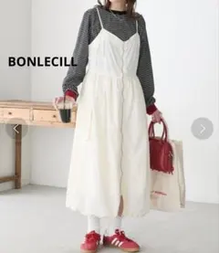 【ha40】BONLECILL 2WAYドロストキャミワンピース カーゴ　ロングのサムネイル