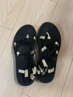 Teva lmkサンダル ブラック ゴールドのサムネイル