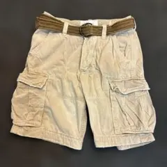 Abercrombie&Fitch カーゴショートパンツ ベルト付き　最終値下げ