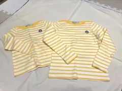 プチバトー 長袖カットソー4ans/8ans2点セット