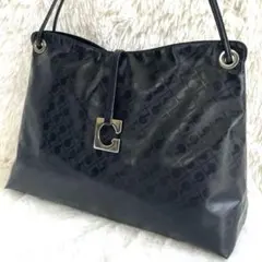 【美品✨】GHERARDINI ソフティ ワンショルダー 肩がけ A4収納可 黒