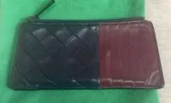 り*ー様 ボッテガヴェネタ フラグメントケース　ブラック　イントレチャート