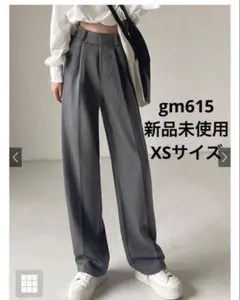 grl センタープレスワイドタックロングパンツ gm615