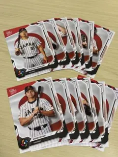 ヨ*ダ様 topps now wbc team japan set 大谷翔平 村 - メルカリ