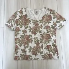 LAURA ASHLEY ローラアシュレイ　花柄ブラウス　トップス　リバティ　綿のサムネイル