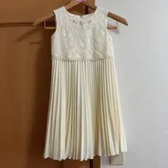 CHOPIN アイボリーレースプリーツドレス 120