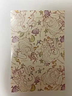リトルマーメイド　アリエル　ポストカード、ふせんメモ