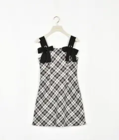 アンミール An MILLE リボンチェックキャミOP