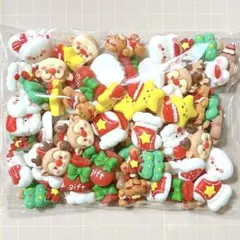 ミ*ト様 デコパーツまとめ売り クリスマス mixアソート ホイップデコ くま