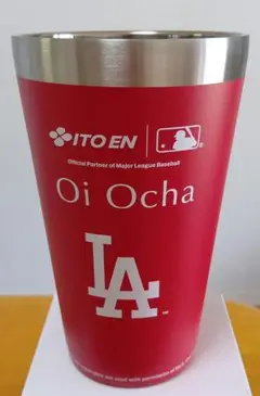 伊藤園 LA(ドジャース) タンブラー　レッド