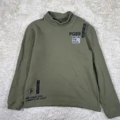 【美品】パーリーゲイツ コットンストレッチ裏毛 カットソー　メンズ　5　L相当