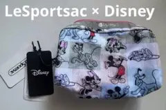 ［新品・未使用］レスポートサック　ディズニー　ミッキー　パッチワーク　ポーチ