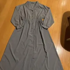 Radarista シャツワンピース ロング丈 グレー
