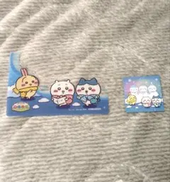 ちいかわ！ちいぽけ 雪まつり クリアカード＆ステッカー