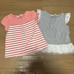 グローバルワーク　キッズ Tシャツ 100〜110cm Mサイズ　2枚セット