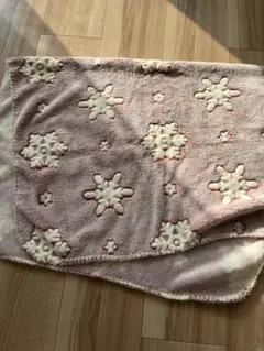 Crystal Powder Blanket 雪の結晶模様 新品未使用