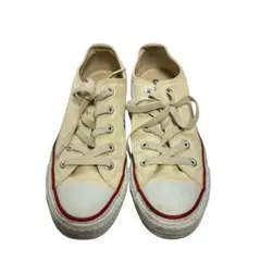 コンバース　CONVERCE ALL STAR クリーム色 ローカットスニーカー