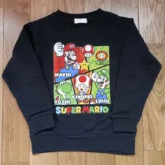 スーパーマリオ トレーナー ブラック