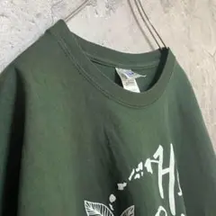 ギルダン 古着 アメリカ輸入 英文字 花 プリント Tシャツ 半袖 XLサイズ