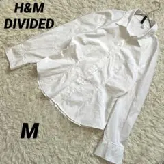 【エイチアンドエム】 長袖シャツ ブラウス 美品 シンプル オフィス スーツ 白