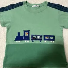 familiar 列車刺繍 Tシャツ 100サイズ