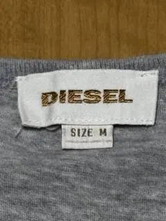 DIESEL Tシャツ グレー ロゴ